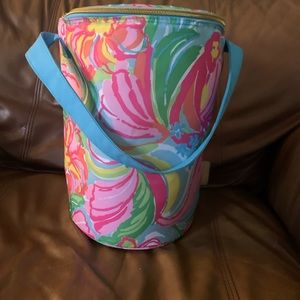 Lilly Pulitzer Insulated Zipper Soft Beach Cooler